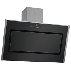 Neff D39DT68N0B Chimney Cooker Hood, Stainless Steel / Black